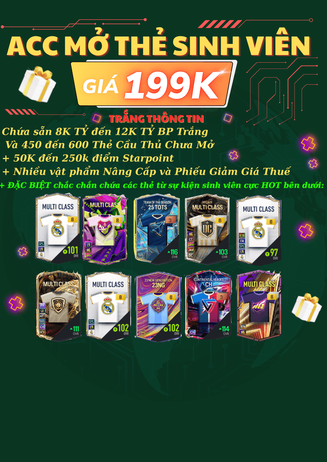 Acc Mở Thẻ Sinh Viên 199K